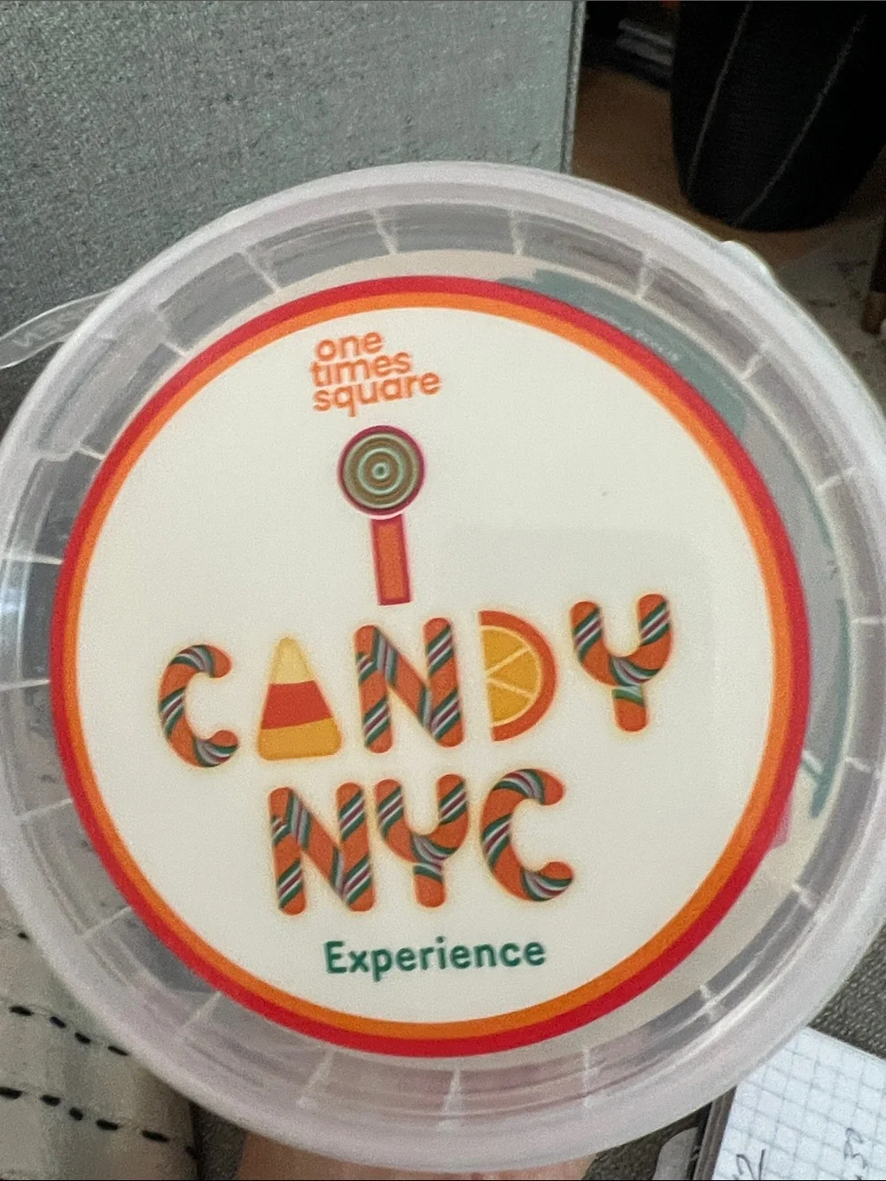 iCandy NYC Experience Souvenir Candy Bucket One Times Square Exclusive